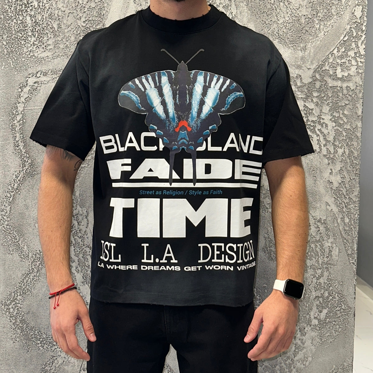Мъжка овърсайз тениска FADE TIME